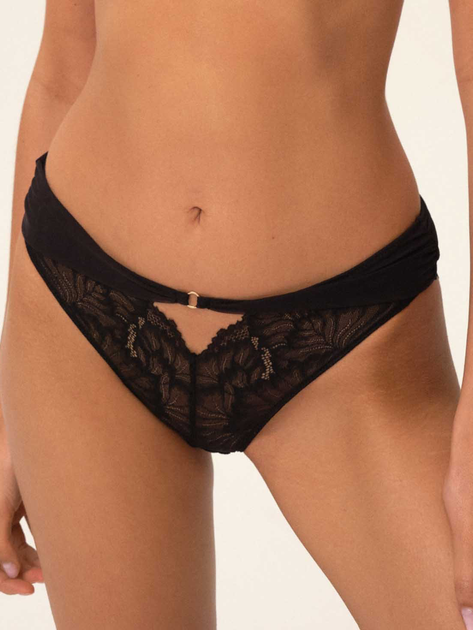 Трусики бразиліана жіночі Esotiq 41449-99X M Чорні (5903972263655) - зображення 1