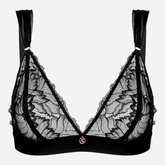 Бюстгальтер з м'якою чашкою мереживний Esotiq 41450-99X XL Чорний (5903972260593) - зображення 5