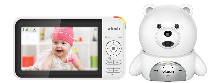 Niania elektroniczna Vtech BM-5150 z video 5 cala Biała (4897027123685) - obraz 1