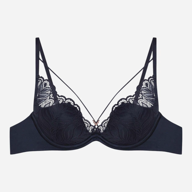 Biustonosz damski z fiszbinami Push-up Esotiq 41746-90X 65D Szary (5903972305386) - obraz 4