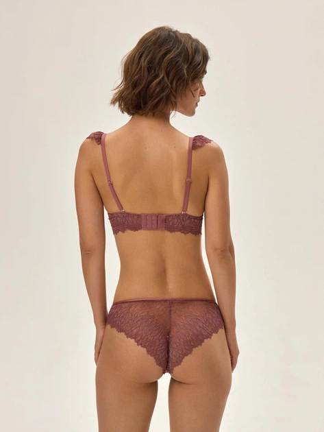 Majtki figi damskie koronkowe Esotiq 41794-34X S Różowe (5903972296905) - obraz 4
