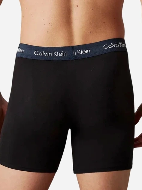Набір трусів-боксерів чоловічих Calvin Klein Underwear 000NB3794A-Q5M M 5 шт Чорний (8720639726318) - зображення 3
