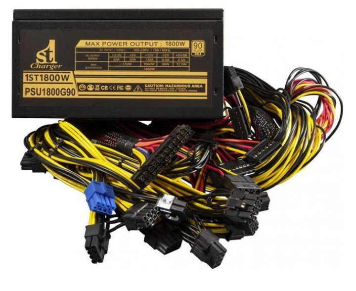 Блок питания 1StCharger 1ST1800W 1800W - изображение 2