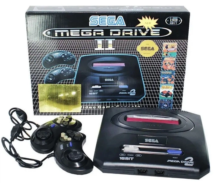 Игровая приставка Sega Mega Drive 2 мега драйв + поддержка