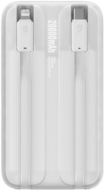 Powerbank Baseus Comet Series 20000 mAh 22.5 W White (PPMD020102) - obraz 2