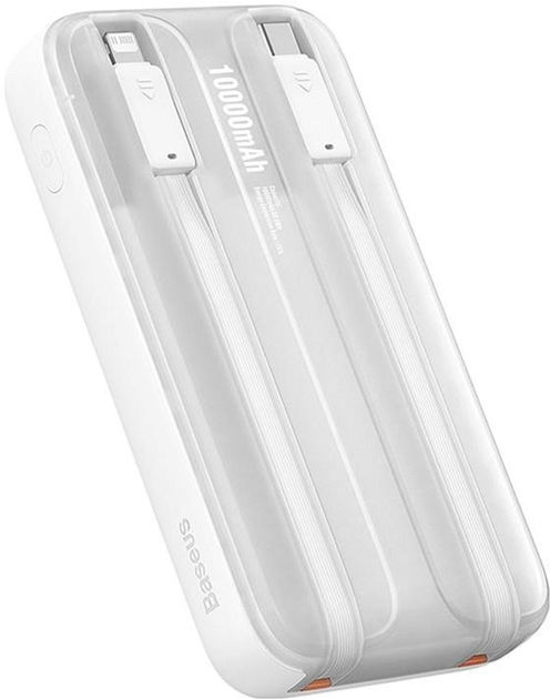 Powerbank Baseus Comet Series 10000 mAh 22.5 W White (PPMD020002) - obraz 3