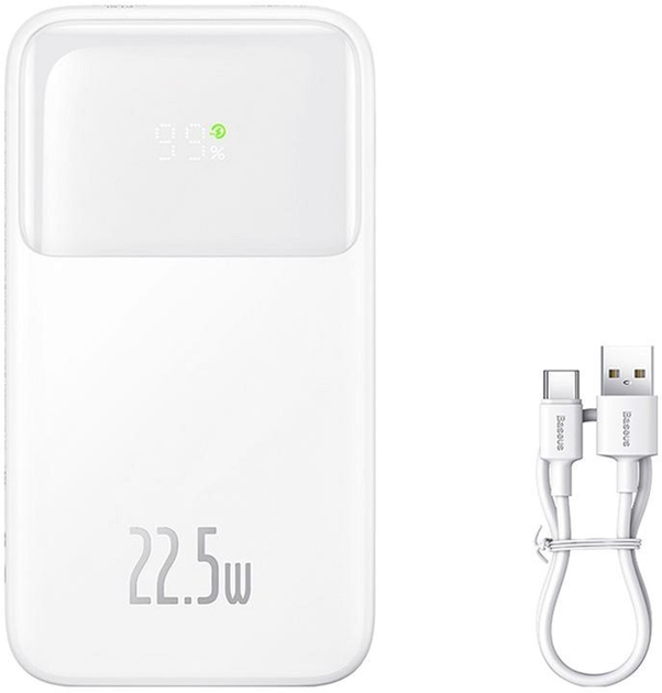 Powerbank Baseus Comet Series 10000 mAh 22.5 W White (PPMD020002) - obraz 6