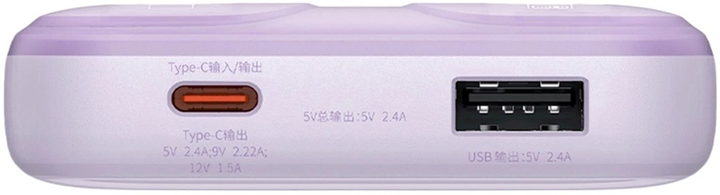 УМБ Baseus Comet Series 10000 мАг 22.5 Вт Purple (PPMD020005) - зображення 6