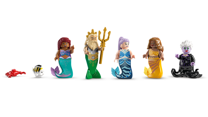 Zestaw klocków LEGO Disney Królewska muszla Małej Syrenki 1808 elementów (43225) - obraz 4