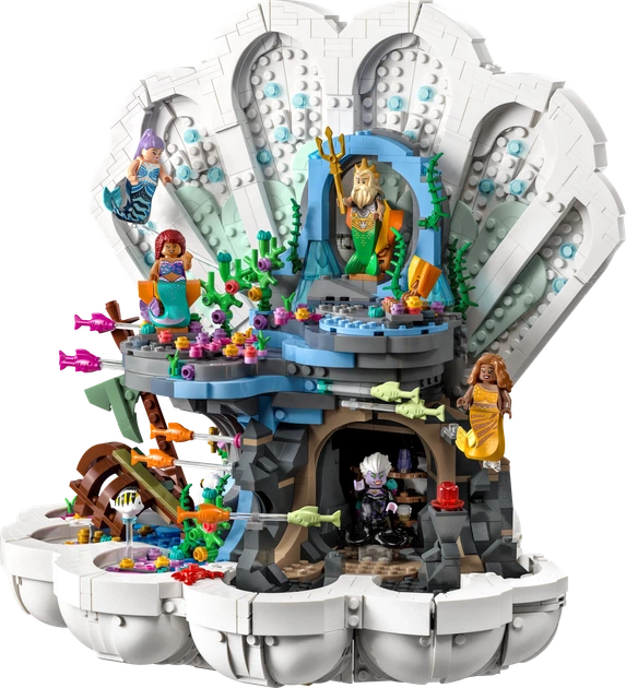 リョー　17枚セット Конструктор LEGO Disney Русалочка. Королевская ракушка 1808