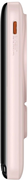 Powerbank Baseus Magnetic Bracket MagSafe 10000 mAh 20 W Pink (PPCX000204) - obraz 4