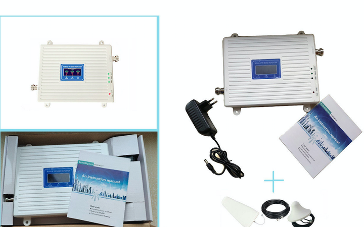Трехдиапазонный усилитель мобильной связи и интернета репитер GSM DCS 3G 4G 900МГц 1800МГц WCDMA 2100 МГц White (285466) - Фото 3 Трехдиапазонный усилитель мобильной связи и интернета репитер GSM DCS 3G 4G 900МГц 1800МГц WCDMA 2100 МГц White (285466) - изображение 3