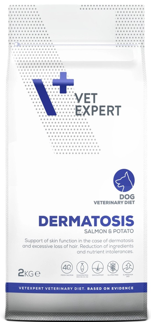 Сухий корм для собак Vet Expert Dermatosis ветеринарна лосось з картоплею та рисом 2 кг (5902768346527) - зображення 1