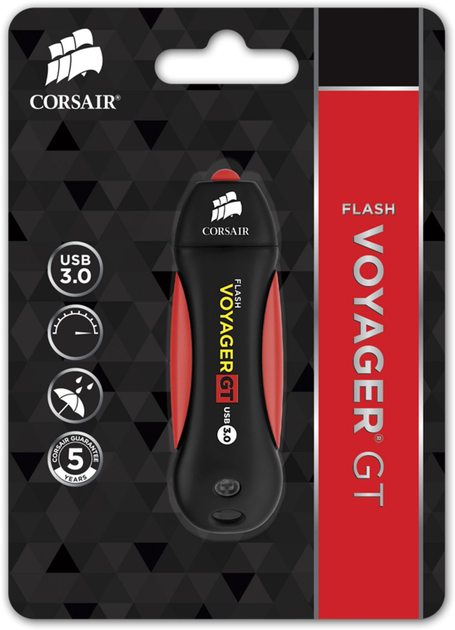 Pendrive Corsair Flash Voyager GT USB 3.0 512GB (CMFVYGT3C-512GB) - obraz 4