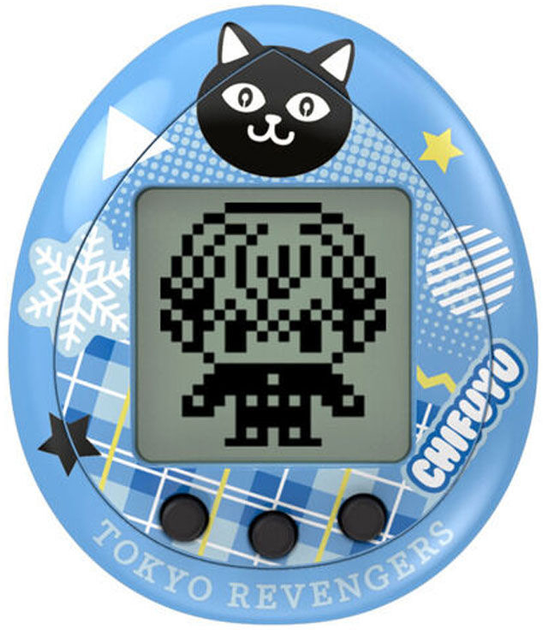 Інтерактивний набір Bandai Tokyo Revengers Hugmy Tamagotchi + Chifuyu Support 18 см (3701405813345) - зображення 5