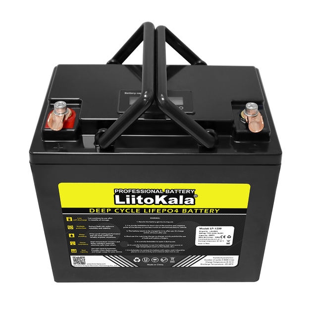 Аккумулятор LiitoKala LiFePO4 12V 30Ah +LCD со встроенным BMS, 4000+ циклов - изображение 6
