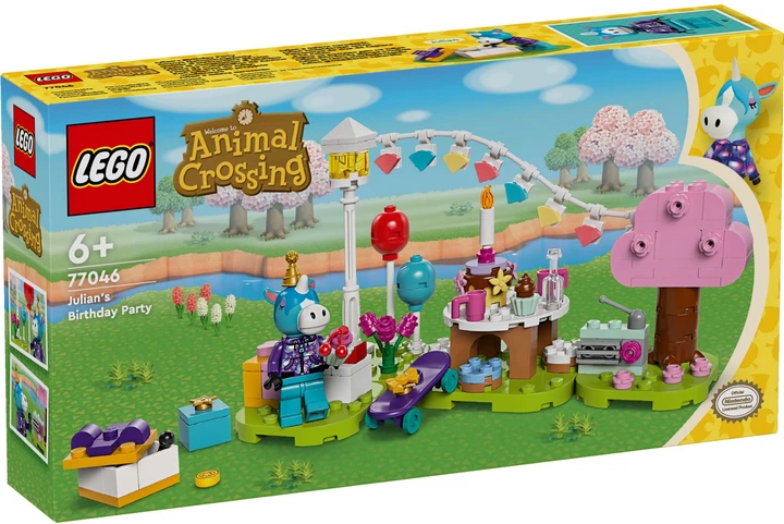 Конструктор LEGO Animal Crossing День народження Джуліана 170 деталей 4 шт (77046) - Фото 2 Конструктор LEGO Animal Crossing День народження Джуліана 170 деталей 4 шт (77046) - зображення 2
