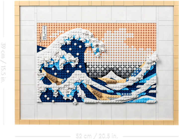 Zestaw klocków LEGO ART Hokusai, "Wielka fala" 1810 elementów (31208) - obraz 2