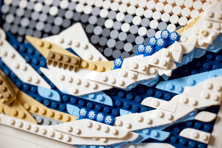 Zestaw klocków LEGO Art Hokusai Wielka fala 1810 elementów (31208) - obraz 10