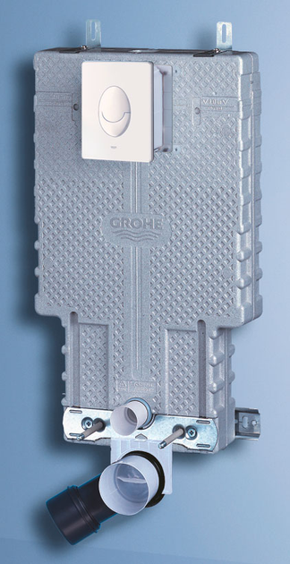 Инсталляция GROHE Rapid SL 38722001 с панелью смыва Skate Air 38505SH0 + унитаз LAUFEN Pro Rimless H8669510000001 с сиденьем Soft Close дюропласт - изображение 10