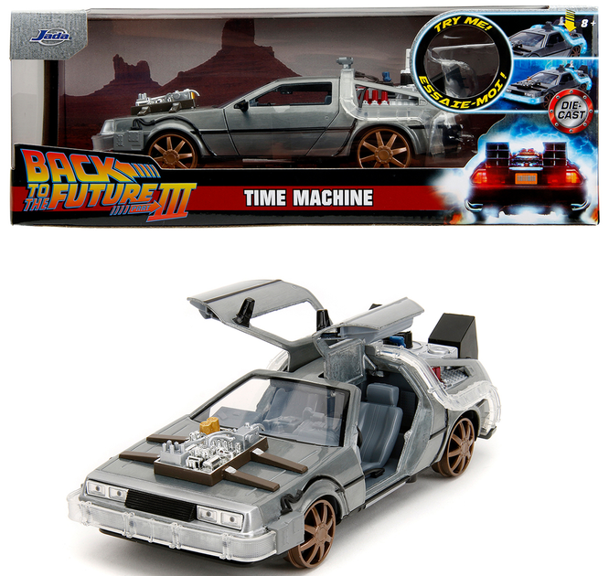 Pojazd metalowy Jada Back to the Future III 1:24 (4006333088339) - obraz 2