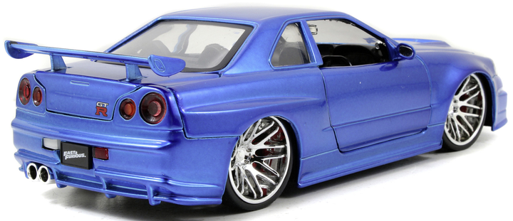 Model metalowy Jada Fast&Furious 2002 Nissan Skyline 1:24 (4006333070754) - obraz 5