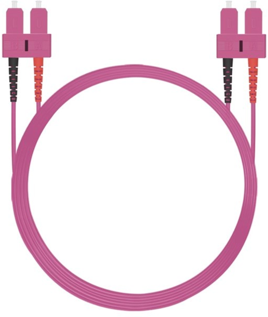 Patchcord światłowodowy Helos LWL Patchkabel wtyczka SC Duplex na wtyczkę SC Duplex Wielokolorowy 20 m (4005938158294) - obraz 2