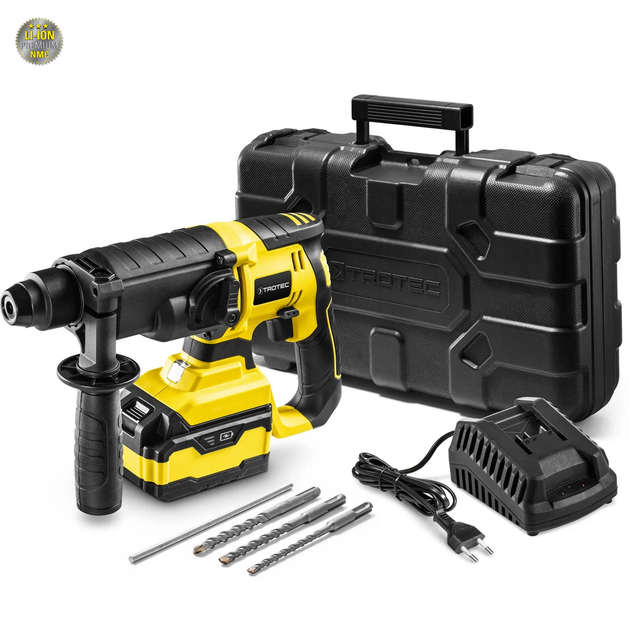 Перфоратор аккумуляторный Trotec PRDS 20-20V + кейс (4415000210) - изображение 2