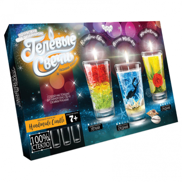 Набор для творчества Danko Toys Изготовление гелевых свечей (GS-02-01) - Фото 1 Набор для творчества Danko Toys Изготовление гелевых свечей (GS-02-01) - изображение 1