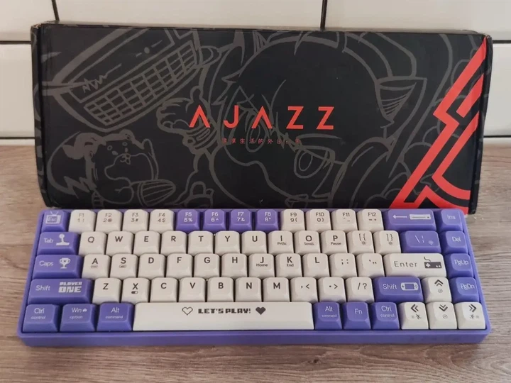 Механическая клавиатура AJAZZ AK680 HOT SWAP Purple | RGB Backlight | Compact 65% | USB-C | Gaming & Typing - изображение 3