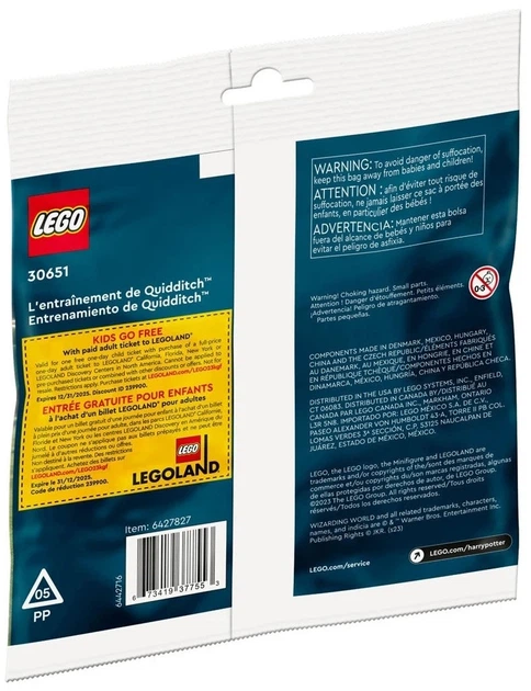Конструктор LEGO Harry Potter Тренування з квідичу 55 деталей (30651) - зображення 3