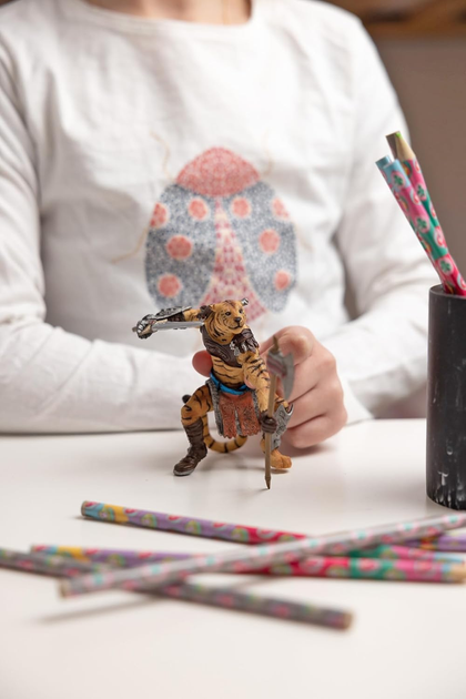 Figurka Papo Tiger Mutant 10 cm (3465000389543) - obraz 8