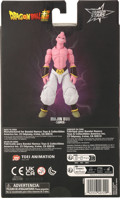 Figurka anime Bandai Dragon Ball Stars Poseable MAJIN BUU (3296580407293) - obraz 5