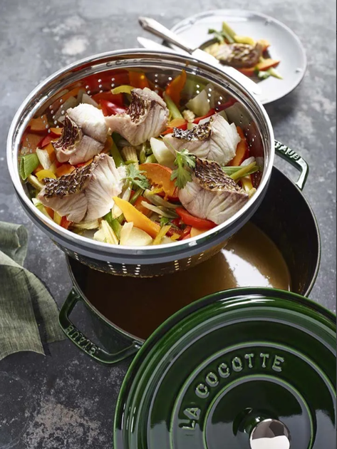 Garnek żeliwny Staub La Cocotte z wkladem czarny 5.2 l (3272340000652) - obraz 5