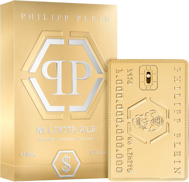 Woda perfumowana męska Philipp Plein No Limits Gold 90 ml (7640365140855) - obraz 1