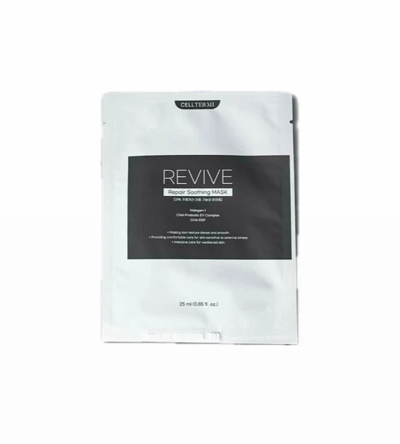 Маска для лица с экзосомами Celltermi Revive Repair Soothing Mask