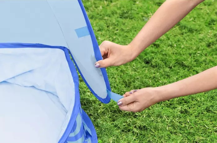 Дитячий басейн складаний з навісом Bestway Pop-Up n' Splash 78 x 68 x 60 см B52577 (6941607333617) - зображення 5