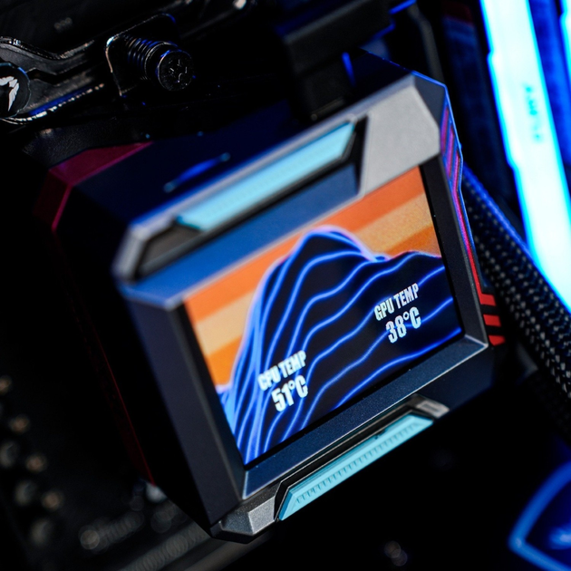 Система рідинного охолодження Valkyrie Syn 240 ARGB Black (VK-AIOSY360B) - зображення 10