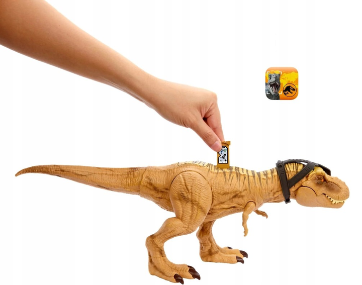 Figurka Mattel Jurassic World  Dino Trackers Tirannosaurus Rex Polowanie i atak HNT62 (0194735149346) - obraz 7