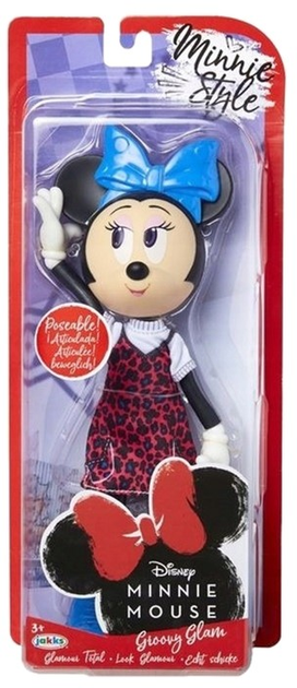 Lalka Disney Myszka Minnie Groovy Glam 24 cm (0192995200524) - obraz 1