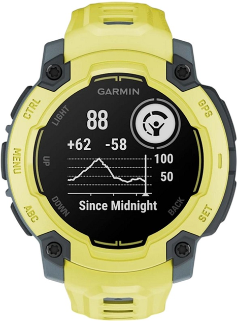 Smartwatch Garmin Instinct E 45 mm Electric Lime (010-02933-01) - obraz 9