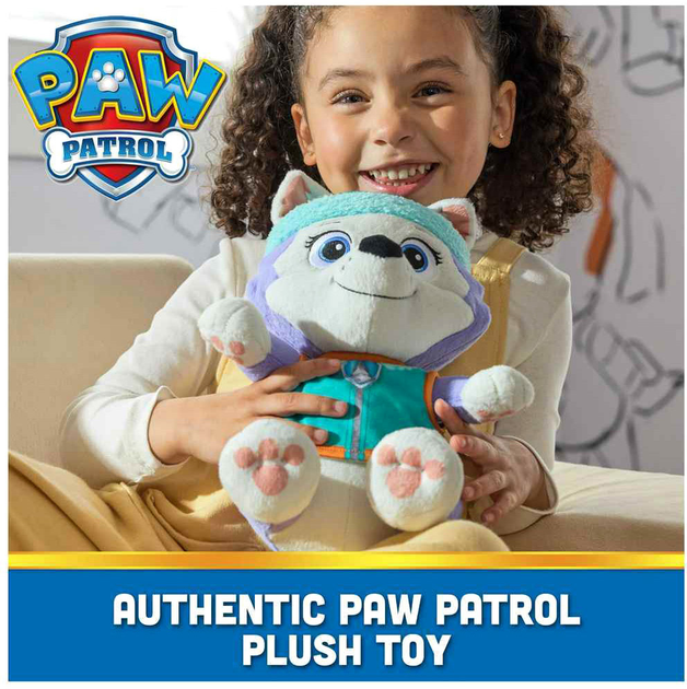 М'яка іграшка Paw Patrol Bedtime Plush Everest (681147035508) - зображення 3