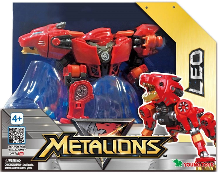 Фігурка Young Toys Metalions Лео Робот Трансформер (8801198140286) - зображення 1