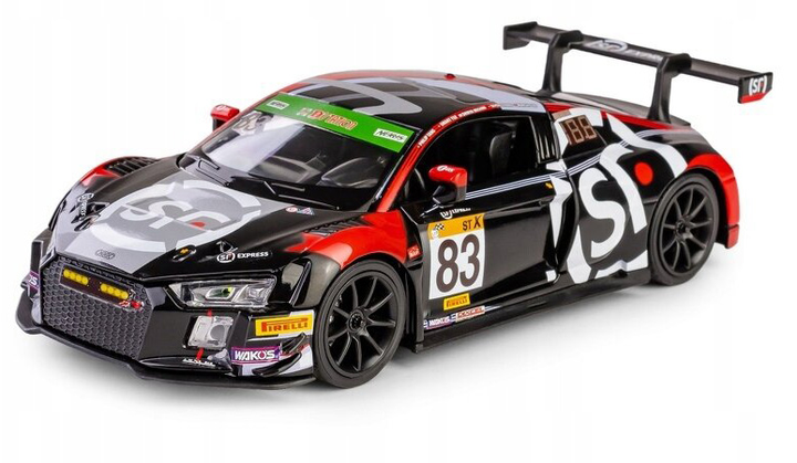 Metalowy model RMZ Hobby samochód sportowy Audi R8 2015 1:32 Czarny (5905422081093) - obraz 2