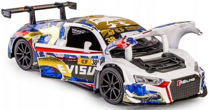 Металева модель RMZ Hobby Спортивний автомобіль Audi R8 1:32 White (5905422081086) - зображення 3