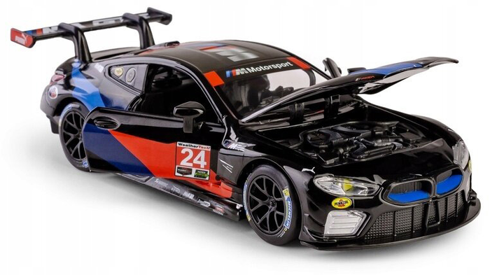 Metalowy model RMZ Hobby samochód sportowy BMW M8 1:32 Czarny (5905422081222) - obraz 2