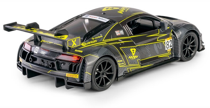 Metalowy model RMZ Hobby samochód sportowy Audi R8 1:32 Czarny/Złoty (5905422081390) - obraz 3