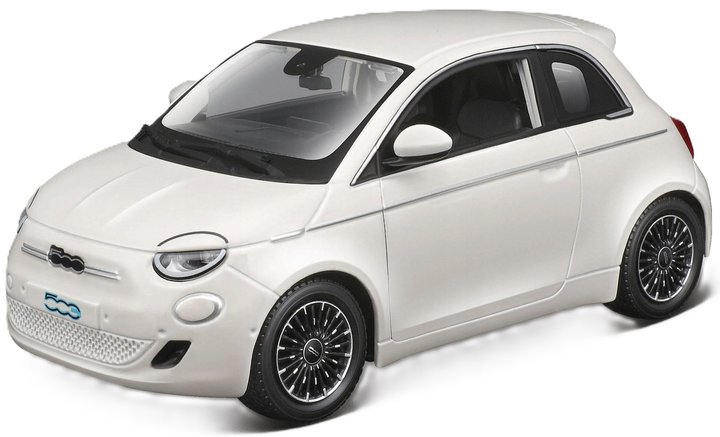 Металева модель Burato Автомобіль Fiat 500E 2023 1:24 White (4893993211104) - зображення 1