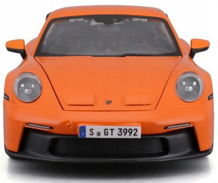 Metalowy model Burato samochód Porsche 1:24 Pomarańczowy (4893993015290) - obraz 3