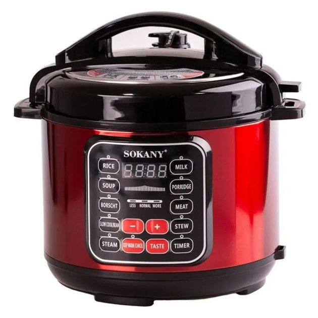 Мультиварка-скороварка на 5л, 1000W, 10 програм, SOKANY CK-2402 (L) - изображение 2